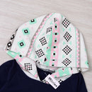 Mikrdoo baby boy clothing set fashion geometry cotton long-sleeved hooded T U8T2