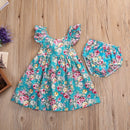 yoyoxiu Summer 2PCS Kid Clothing Set Newborn Baby Girl Clothes Summer Flora A7S9