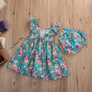 yoyoxiu Summer 2PCS Kid Clothing Set Newborn Baby Girl Clothes Summer Flora A7S9