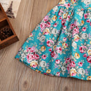 yoyoxiu Summer 2PCS Kid Clothing Set Newborn Baby Girl Clothes Summer Flora A7S9