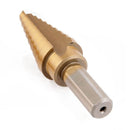 Titanium Step Drill Bit Set High Speed Steel | 3-Piece Set | Total 28 Sizes S9P9