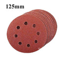 40 x Mixed Grit Sanding Discs For PEX 220/300 Random Orbital Sander 125mm