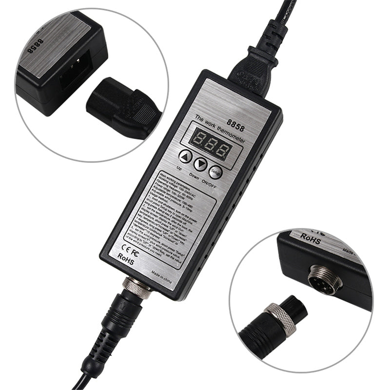 8858 Hot Air Gun BGA Rework Solder Station Portable Hot Air Blower Welding Repair Heat Gun