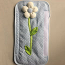 2PCS Pastoral Flower Polka Dot Door/Refrigerator Handle Cover Fridge Door H