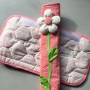 2PCS Pastoral Flower Polka Dot Door/Refrigerator Handle Cover Fridge Door H P6L4