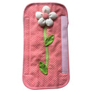 2PCS Pastoral Flower Polka Dot Door/Refrigerator Handle Cover Fridge Door H P6L4