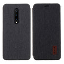 Bakeey Flip Shockproof Fabric Soft Silicone Edge Full Body Protective Case For OnePlus 7 PRO