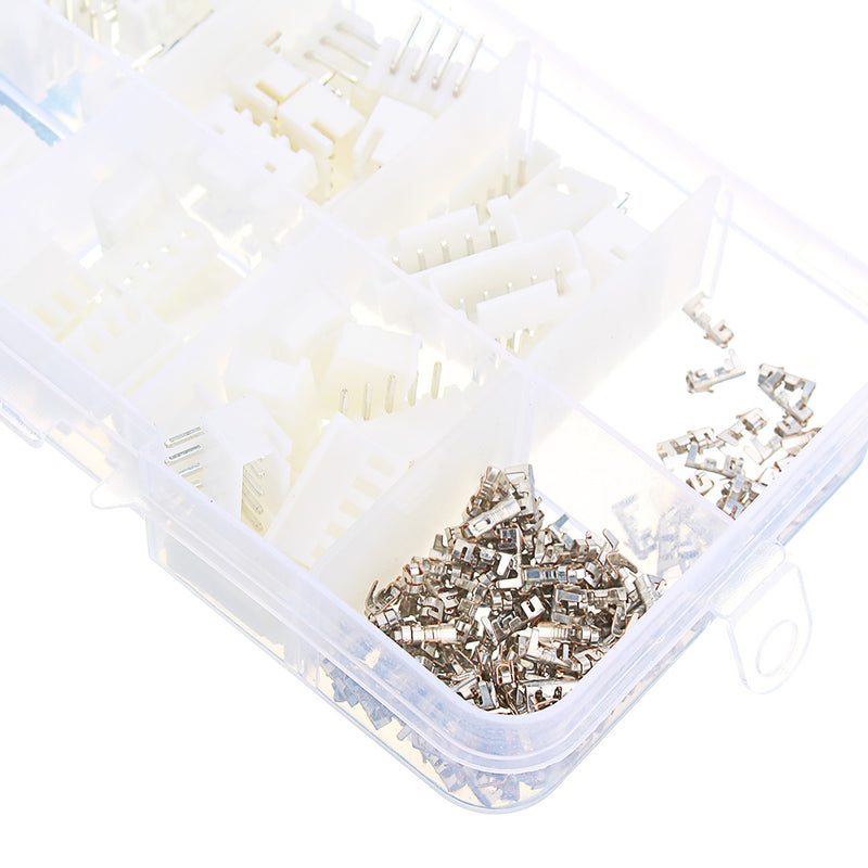 150pcs 2/3/4/5Pin JST-XH 2.54mm Dupont Connector Male/Female Wire Cable Jumper Pin Header Housing Connector Terminal Kit