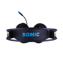 SOMiC G955 40mm Speaker Unit Virtual 7.1 Surround USB Gaming Luminous Headphone Headset With Microphone for Computer Profession Gamer