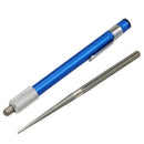 Double Head Diamond Pen Sharpener Multi Purpose Pen Shape Knife Sharpener For Fishhook Grindstone