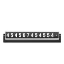 Luminous Rotatable Double Number Car Temporary Parking Phone Number Card Plate Car Decoration