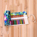 Multipurpose 72 Slots Travel Drawing Coloring Pens curtains, Pencils Pouch