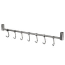 Kitchen Rail Rack Wall Mounted Utensil Hanging Rack Stainless Steel Hanger  G3P2