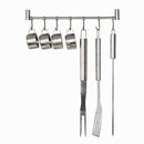Kitchen Rail Rack Wall Mounted Utensil Hanging Rack Stainless Steel Hanger  V1D3