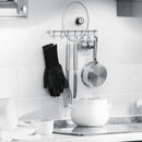 Kitchen Rail Rack Wall Mounted Utensil Hanging Rack Stainless Steel Hanger  G3P2