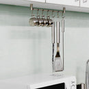 Kitchen Rail Rack Wall Mounted Utensil Hanging Rack Stainless Steel Hanger  V1D3
