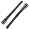 1 Pair Jazz Drum Brushes Retractable Drum Sticks 32 cm black