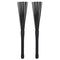 1 Pair Jazz Drum Brushes Retractable Drum Sticks 32 cm black