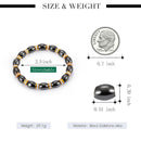 Unisex Magnetic Bracelet Beads Hematite Stone for Therapy Health Care Hemat F5M3