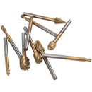 10pcs HSS Titanium Routing Rotary Milling Rotary File Cutter Wood Carving T