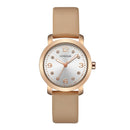 HOREDAR 306 Casual Style Women Wrist Watch Elegant Leather Strap Quartz Watches