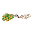 Personalized Football Gloves Key Chain Metal KeyChain Women Bag Charms Car  U3X1