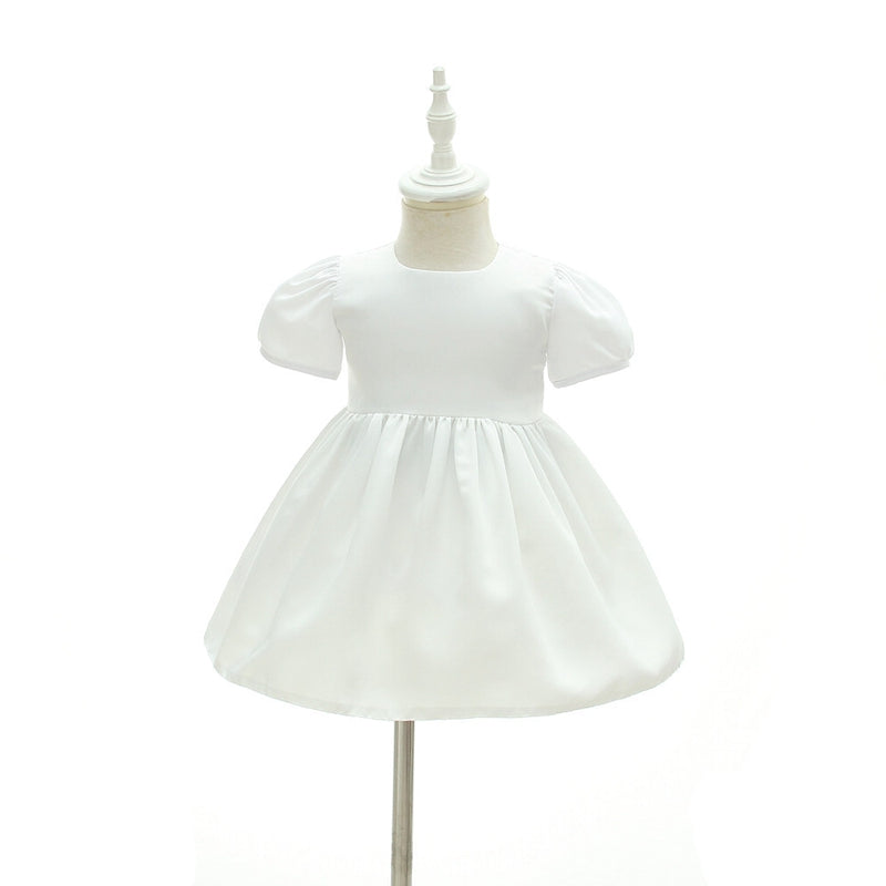 DMfgd New Fashion European wash dress girls baby set baby birthday wedding  P6C8