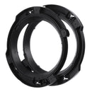 2Pcs Car Replacement Headlights Brackets Light Base Left & Right Black For Jeep Wrangler JK 2007-2016