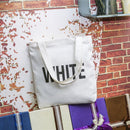 Ladies Canvas Tote Bag Handmade Shopping School Travel Women Folding Should T2E6