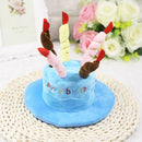 Dogs Pet Dog Birthday Caps Hat with Cake Candles Design Birthday Party Cost A5M3