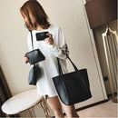 Women PU Leather Handbag Lady Shoulder Bag Tote Purse Messenger Satchel Set I4G5