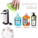 420ml Auto Induction Soap Dispenser IR Body Sensing Container With Led Lighting Music Sound
