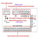 DIY Handle 8 Way Arcade Joystick Kits 5 Pin 24mm/30mm Push Button Replaceme J4A1
