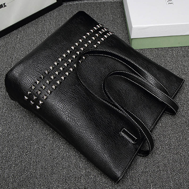 Women PU Leather Female Handbag Autumn Bag Large Size Women Shoulder Bag DaiH6T9