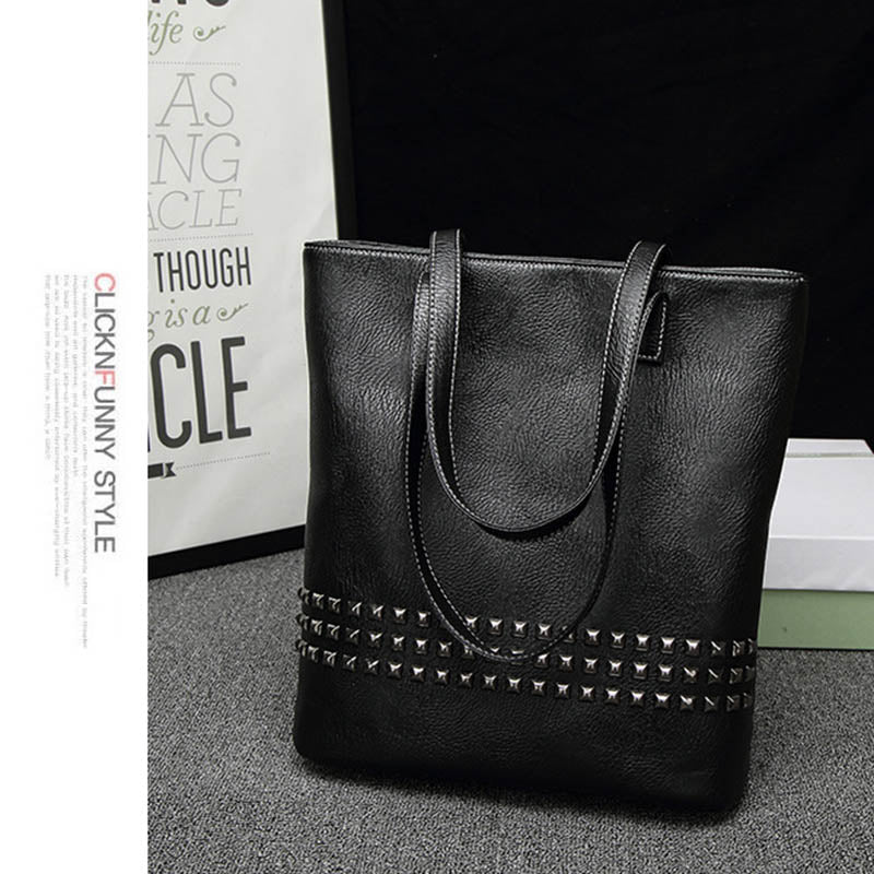 Women PU Leather Female Handbag Autumn Bag Large Size Women Shoulder Bag DaiH6T9
