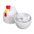 Chick-shaped 1 boiled egg steamer steamer pestle microwave egg cooker cooki Q1U3