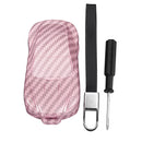Carbon Fiber Car Key Case/bag Protector Cover Remote Control Bag for VW Golf Bora Jetta POLO Passat