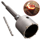65mm Hole Saw Cutter Drill Bit with SDS Plus Shank for Concrete Cement Stone Wall