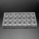 Clear Hard Chocolate Maker Polycarbonate DIY 21 Half Ball Candy Mold Mini M