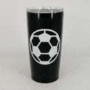 20 oz Football Tumbler Cup Vacuum Insulation Beer Wine Mug Stainless Steel  U2W2
