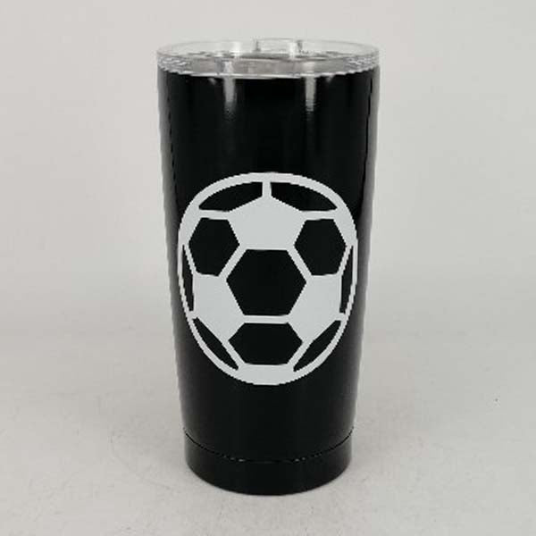 20 oz Football Tumbler Cup Vacuum Insulation Beer Wine Mug Stainless Steel  U2W2