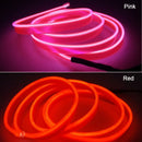 DC12V 5M Flexible Neon EL Wire LED Strip Light Car Interior DecorationLamp + Driver