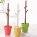 Creative tree-shaped toilet brush set detachable bathroom toilet brush toil
