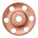 Drillpro 125mm See Through Disc Tungsten Carbide Wood Shaping Dish Wood Carving Disc for Angle Grinder