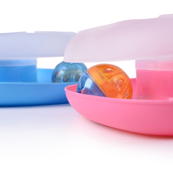 Cat Toys Spring Mice Crazy Amusement Disk Multifunctional Disk Play Activit X8U2