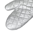 1Pair BBQ Oven Microwave Gloves Heat Resistant Cooking Glove 17 Inches Slicone Cloth Oven Mitts