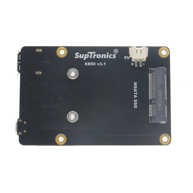 Upgraded Version V3.1 X850 mSATA SSD Storage Expansion Board For Raspberry Pi 3 Model B / 2B / B+