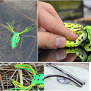 ZANLURE 5Pcs 6CM Large Frog Topwater Fishing Lure Crankbaits Hooks Bass Bait Tackle