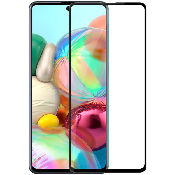 NILLKIN 3D CP+Max 9H Anti-explosion Anti-glare Full Coverage Tempered Glass Screen Protector for Samsung Galaxy A71 2019