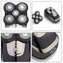 5 Head 5D Rechargeable Bald Head Shaver USB Cordless Hair Clipper Trimmer Groomer Kit
